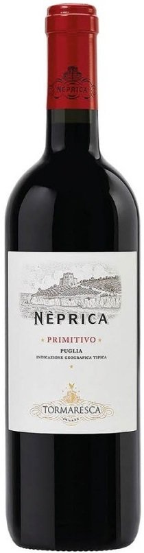 Tormaresca Neprica Primitivo 0,75L, IGT, r2025, cr, su