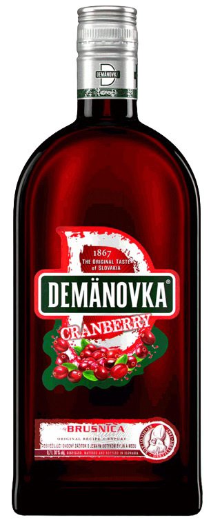 Demänovka Brusnica 30% 0,5L, liker