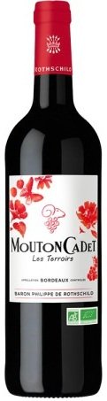 Rothschild Mouton Cadet Rouge Les Terroirs BIO 0,75L, AOC, r2023, cr, su