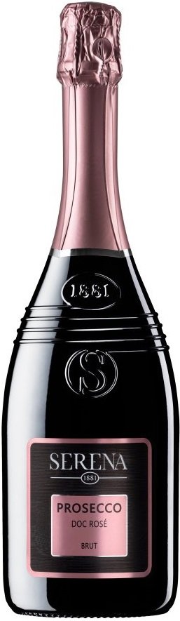 SERENA 1881 Prosecco Rosé 0,75L, DOC, r2025, sum, ruz, brut