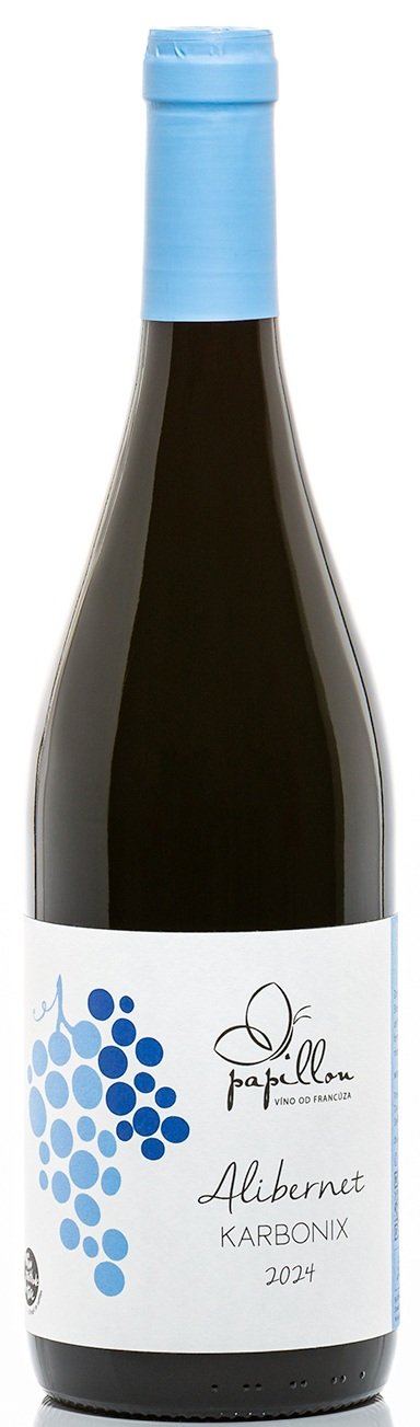 Papillon Víno od Francúza Karbonix Alibernet, BIO 0,75L, r2024, vin, cr, su
